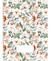 Προσκλητήριο Γάμου Floral Green Boheme Dark
