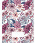 Προσκλητήριο Γάμου Floral Exotic Blue Dark