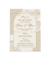 Προσκλητήριο Γάμου Golden Flower Frame TS987