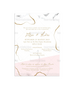 Προσκλητήριο Γάμου Pink Marble TS992
