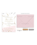 Προσκλητήριο Γάμου Pink Marble TS992