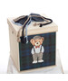 Σετ Βάπτισης Για Αγόρι Κουτί "Royal Plaid Collection" με Αρκουδάκι