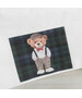 Σετ Βάπτισης Για Αγόρι Κουτί "Royal Plaid Collection" με Αρκουδάκι