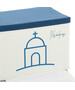 Σετ Βάπτισης Για Αγόρι Κουτί "Cycladic Blue Church"