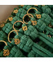 Μαρτυρικά Βάπτισης Μακραμέ Μπρελόκ Braided Cord Κυπαρισσί