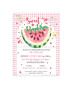 Προσκλητήριο Βάπτισης Για Κορίτσι Watermelon 1103