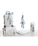 Σετ Βάπτισης Για Αγόρι Βαλίτσα "Vintage Blue Dreams"